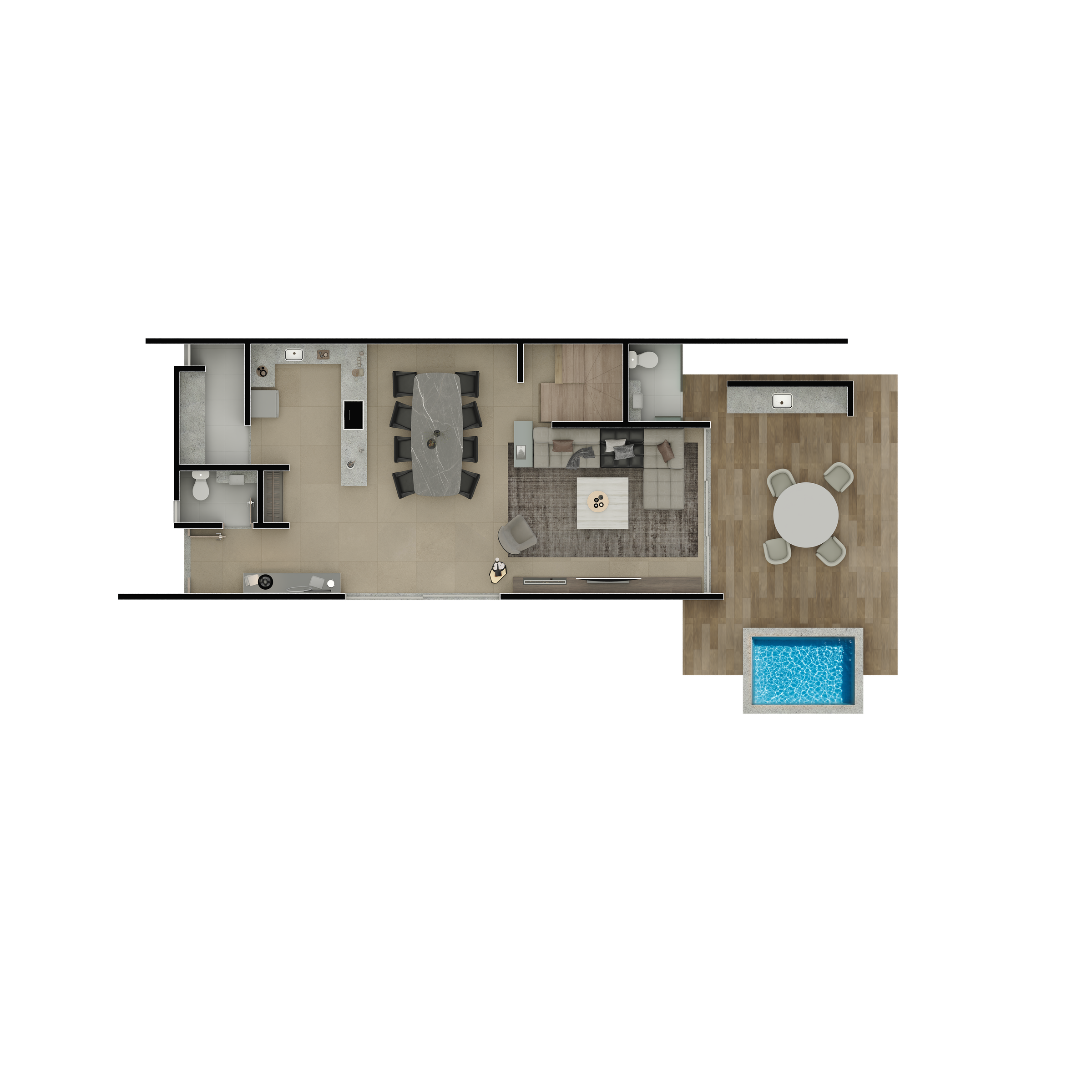 Humanized floor plans